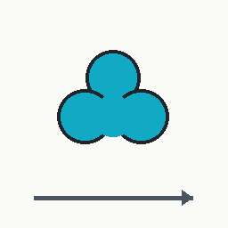 cyan clover glide visual referent