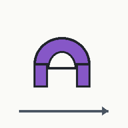 violet arch glide visual referent