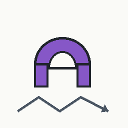 violet arch bounce visual referent