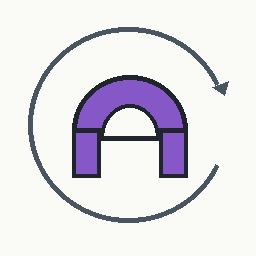 violet arch orbit visual referent