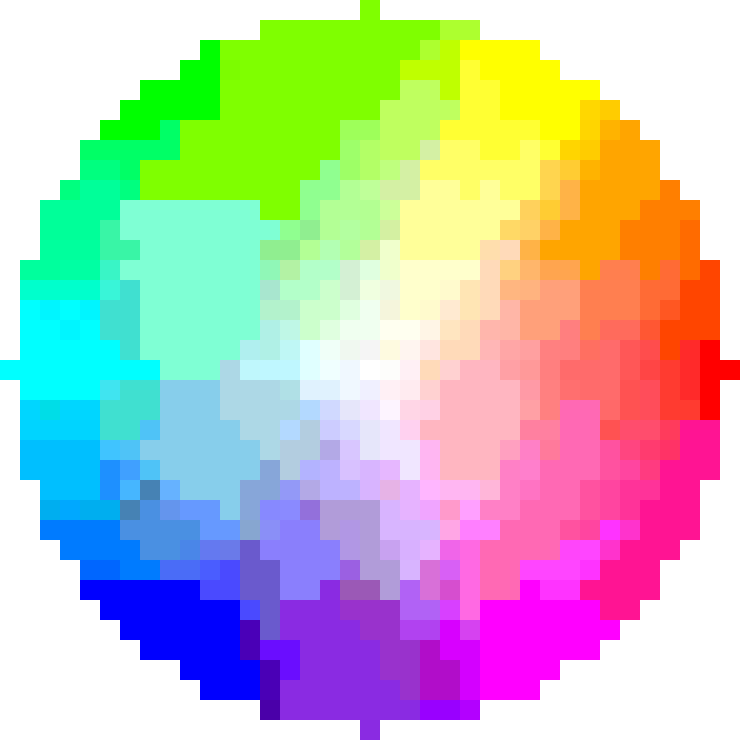 Qwen 3.5 8B replicated color wheel